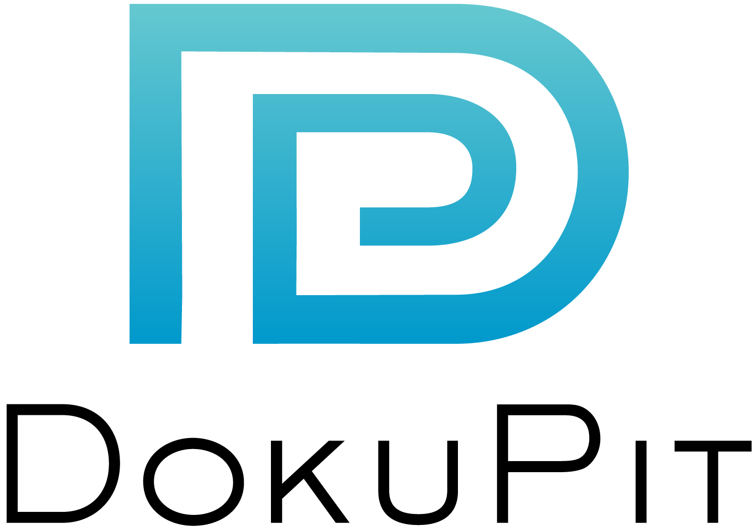 DokuPit Logo mit schwarzer Schrift