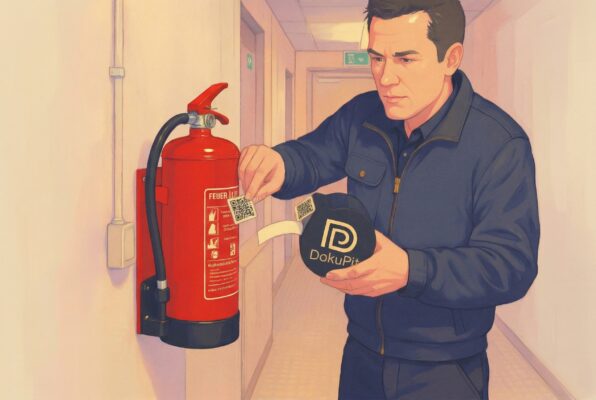 DokuPit QR Code Abroller Zubehör